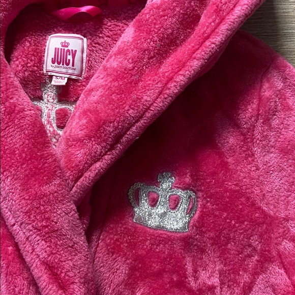 Juicy Couture Pink Women’s Robe with Hood S - Picture 3 of 4